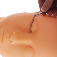 Tête de Mannequin de Massage Facial, outil de formation professionnelle, modèle cosmétique, pour extensions de cils, pratique