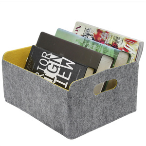large capacity shelf use collapsible felt storage bin warehouse storage bins for sale