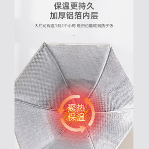 Couvre-aliments isolant rond pliable pour la conservation de la fraîcheur, utilisation en cuisine Pf-X1327 - Product Image 2