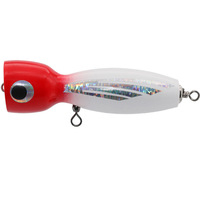 Nouveau produit 17cm 80g 4 couleurs leurre de pêche artificiel au gros gibier en bois Popper pour la pêche en bateau en haute mer