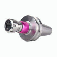 Porte-outil de taraudage pour machine-outil CNC BT40, télescopique, flottant unidirectionnel avec amortisseur, 20CrMnTi/40Cr, pour tournage de filetage