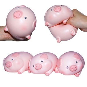 ของเล่นบีบรูปหมู TPR Slow Rise Flour Pig ของเล่นบีบแก้เครียดขนาดเล็ก - Product Image 4