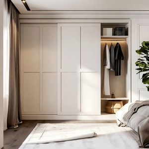 Hệ thống cửa trượt tủ quần áo nhẹ, êm, không gây tiếng ồn, được chứng nhận CE FSC, chắc chắn, bền, làm bằng kim loại sắt. - Product Image 6