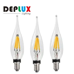 Led mum şeklinde ampul C20 2W E10 Led filament ampul Mini lamba