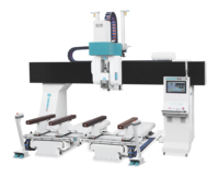 Centre d'usinage à portique multi-broches JUNRAN OSAI CNC, nouvelle machine-outil haute précision pour le travail du bois massif