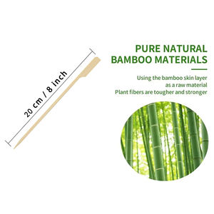 Barbacoa de bambú desechable <span class=keywords><strong>natural</strong></span> 100%, muestra gratis, palitos de barbacoa, pinchos de madera para palitos de bambú desechables - Product Image 2