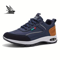 Tendencia en Calzado Deportivo para Hombre, Suela Impermeable, Parte Superior Extra Grande, Zapatillas de Moda para Hombre, con Cordones, para Caminar, Trotar