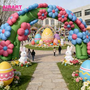 Arco Gonfiabile Decorativo con Fiori per l'<span class=keywords><strong>Ingresso</strong></span> Nuziale e la Passata della Sposa - Product Image 3