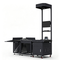 Machine de dimensionnement, de pesage et de numérisation de colis de type Z avec système d'alimentation automatique pour ligne de tri de colis express