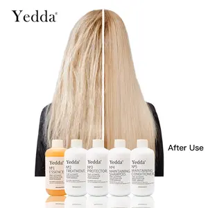 Yeddaplex Private Label Organic Hair Care Dyeing Perming Gel Formula No.1/No.2/No.3 for Repairing Damaged Frizzy Split Ends Hair - Product Image 1