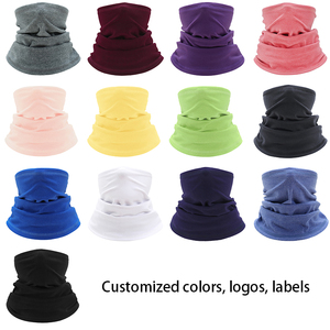 Logotipo personalizado bordado invierno cálido liso Dralon polar ciclismo a prueba de viento tubo cuello polaina calentador Bandana - Product Image 3