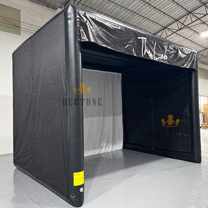 Tente gonflable hermétique de simulateur de golf portable commercial avec cage d’entraînement et enceinte de tir - Product Image 4