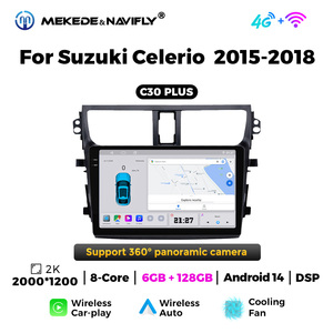 Mekede เครื่องเล่นวิทยุมัลติมีเดียระบบแอนดรอยด์ nwd 8581 8Core 6 + 128GB นำทาง GPS หน้าจอสัมผัส DSP สำหรับ <span class=keywords><strong>Suzuki</strong></span> <span class=keywords><strong>celerio</strong></span> 2015-2018 - Product Image 6