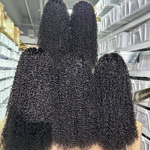Perruque frontale en dentelle HD 5x5 avec cheveux vierges birmans SDD, boucles pixie, cuticules alignées, fournisseur <span class=keywords><strong>de</strong></span> cheveux, perruques sans colle, cheveux humains, dentelle frontale - Product Image 4