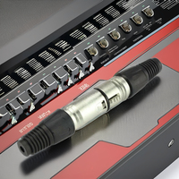 Câble de microphone XLR étanche IP67 pour scène extérieure, 3 broches mâle-femelle, câble audio MIC 10 pieds (3 m), contact en cuivre, boîtier PC