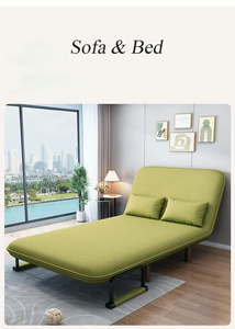 Sofá <span class=keywords><strong>Cama</strong></span> Futón Personalizado de Terciopelo, Sofás Plegables, <span class=keywords><strong>Cama</strong></span> Plegable para 2 Personas, Sofá Convertible para Dormitorio o Sala de Estar - Product Image 4