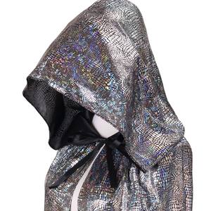 Костюм на Хэллоуин, длинные накидки с капюшоном, плащ волшебника смерти, ведьмы для взрослых, мужчин и женщин, косплей, украшение, телевизионный персонаж, манто - Product Image 4