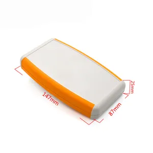 custom casing box abs enclosure with battery compartment 145*87*25mm