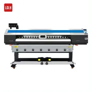 Large 3.2m LOYLY3202 Digital UV Inkjet Printer High Efficiency Semi-Automatic UV Flatbed Printer 512i/1024i Printhead