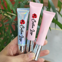 Kit de gloss et crayon à lèvres hydratant et brillant avec applicateur métallique personnalisé pour des lèvres pulpeuses