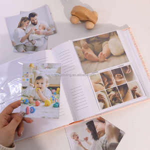 Carnet <span class=keywords><strong>de</strong></span> notes à mémoire personnalisé pour bébé Album d'enregistrement <span class=keywords><strong>de</strong></span> <span class=keywords><strong>naissance</strong></span> <span class=keywords><strong>Livre</strong></span> d'étape pour enfant Cadeau souvenir 10e anniversaire Scrapbook - Product Image 4