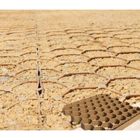 Grille de gravier durable à haute résistance à la compression pour le stationnement des flottes de camions, des équipements lourds et des cours logistiques