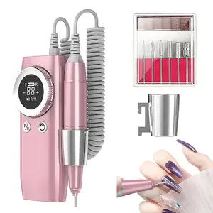 45000rpm Manicure Polish Styling Tools Portable Rechargeable Electric Nail Drill Acrylic Gel Machine