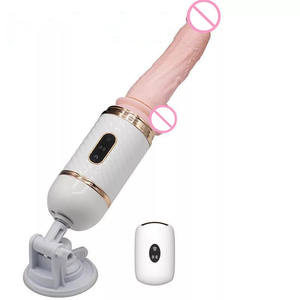Hochwertiger Realistischer Dildo für Männer Sexmaschine Weiblich 7 Geschwindigkeiten Teleskop-Vibrator Frauen Klitoris Masturbationshilfe Produkt - Product Image 4