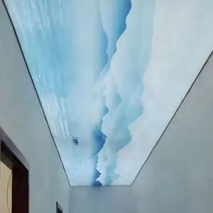 ZHIHAI ofis binası dekor baskı pvc tavan paneli