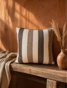 Housse de coussin rayée style simple AIBUZHIJIA 50*50 cm 30*60 cm, housses de coussin décoratives, textiles de maison, taies d'oreiller - Product Image 4