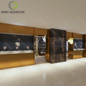 Vetrina Espositiva per Gioielli di Lusso, Vetrina in Vetro Resistente di Alta Gamma con Design Interno per Negozi di Gioielleria di Prestigio - Product Image 4