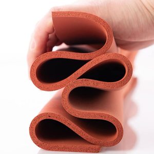 Linh hoạt chịu nhiệt Silicone cao su tấm, nhiệt độ cao, kết thúc mịn, Silicone bọt Hội Đồng Quản trị, cao su màu đỏ pad cho Gasket, con dấu - Product Image 3