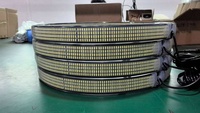 Kingshowstar 2026 4pc 17 inci 8 Baris Kit Cincin Roda LED Putih Murni Fungsi Strobo IP67 Tahan Air Chip LED 5050 SMD untuk Semua Mobil
