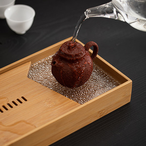 Bamboo <b>Tea</b> <b>Tray</b> Square Draining <b>Tray</b> For Kung Fu <b>Tea</b> Set Modern Minimalist Design Small <b>Tea</b> Sea Without Lid - Product Image 3
