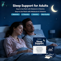 KingFisher OEM Bandes de mélatonine à dissoudre oralement, véganes, sans sucre, supplément vitaminique pour un meilleur sommeil