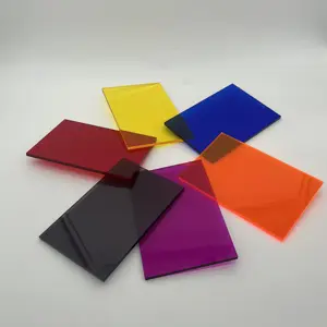 Andisco Custom Design Size Hot Selling 5mm Colored PMMA Acrylic Sheet Plastic Sheets for Decoration   Advertising