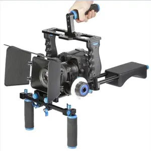 D221视频稳定器套件胶片摄影设备哑光盒笼肩部安装钻机