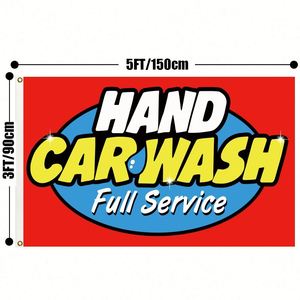 <b>Hand</b> Car Wash 3x5 ft for Room College Dorm Bedroom Living Room Wall Tapestry Decor - Product Image 3