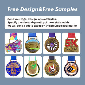 Conception libre personnalisé métal médaille rubans médaillon <span class=keywords><strong>Ligue</strong></span> <span class=keywords><strong>des</strong></span> <span class=keywords><strong>Champions</strong></span> médaille course à pied sport marathon médaille - Product Image 6