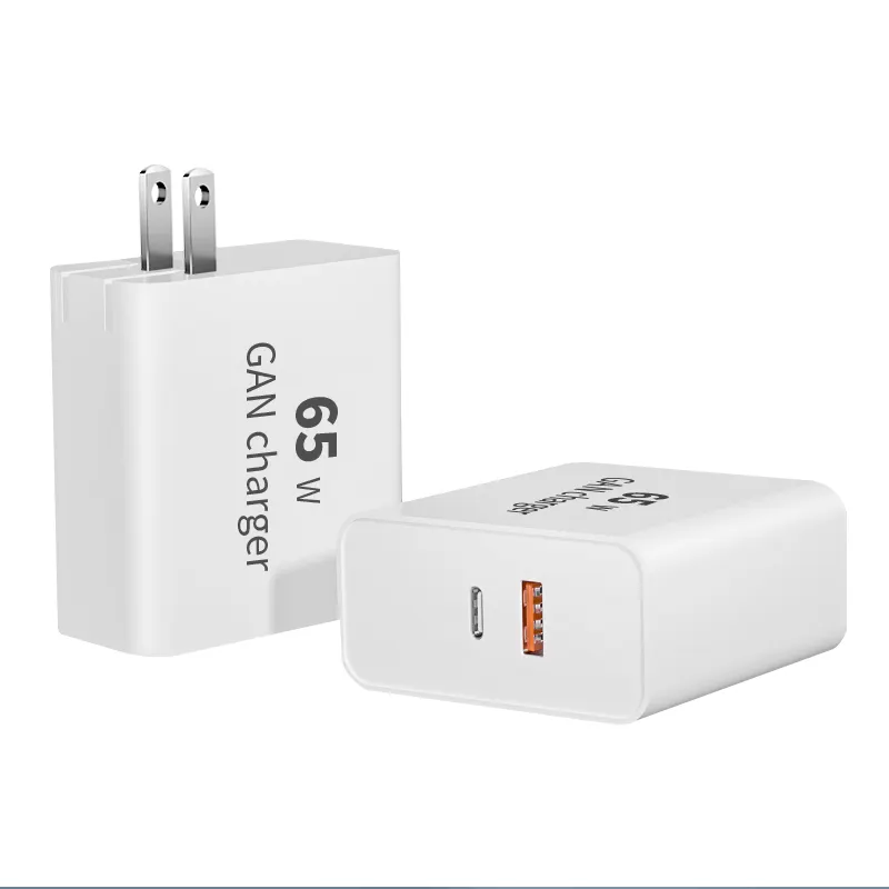 Cargador rápido de alta potencia GaN, 65W, PPS, PD, GaN, para ordenador portátil tipo C, MacBook, iPad, iPhone, productos de tendencias, novedad de 2023