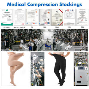 Collants de compression médicale 20-30 mmHg pour femmes, à pression graduée, à bout fermé, pour varices - Product Image 6