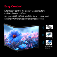 Cabina de DJ LED Curva P1.8 P2.5, Mesa de DJ Personalizada con Pantalla de Video para Discoteca, Bar, Escenario, Eventos, Cabina de DJ Profesional Portátil