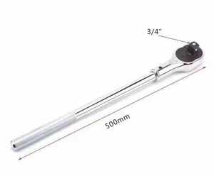 Llave de trinquete de accionamiento de <span class=keywords><strong>3</strong></span>/<span class=keywords><strong>4</strong></span> "de alto par, Reparación Automotriz, llave de trinquete, herramientas básicas de garaje, trinquete de liberación rápida - Product Image 5