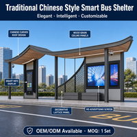 Abri de bus intelligent personnalisé en usine Zemso – Abri de bus moderne au design le plus récent