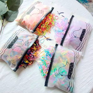 New Multiple Models Colorful Elastic Hair <b>Ties</b> Sweet Simple Style Girl's Hair Accessory Fashion Jewelry Wholesale For Daily Use - Product Image 1