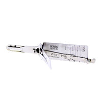Lishi Hon66 2 en 1 Outil de décodage et de déverrouillage de serrures de portières de voiture pour Honda Acura EVERUS Trumpche