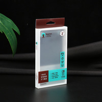 Emballage d'affichage en PVC imprimé transparent personnalisé, emballage en plastique PVC PET, boîte cadeau, boîte d'emballage, recyclage et stockage