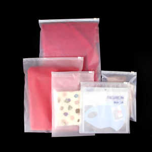 Frosted EVA Zip Lock Plastic <b>Bag</b> Matte Slider Pouch Waterproof <b>Packaging</b> <b>Bag</b> for Clothes and Garments - Product Image 5