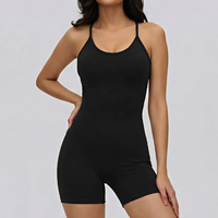 Nieuw binnen 2026 Active Wear Dames Verstelbare Bandjes Dames Eén-delige Fitness Yoga Gym Workout Jumpsuit