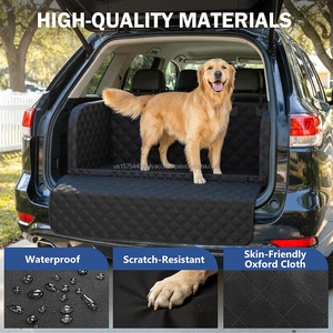 Housse de siège auto pour chien, tapis de coffre pour SUV, housse de coffre pour animaux avec coussin, tapis de protection antidérapant pour siège arrière de chien, rembourré pour berlines - Product Image 5